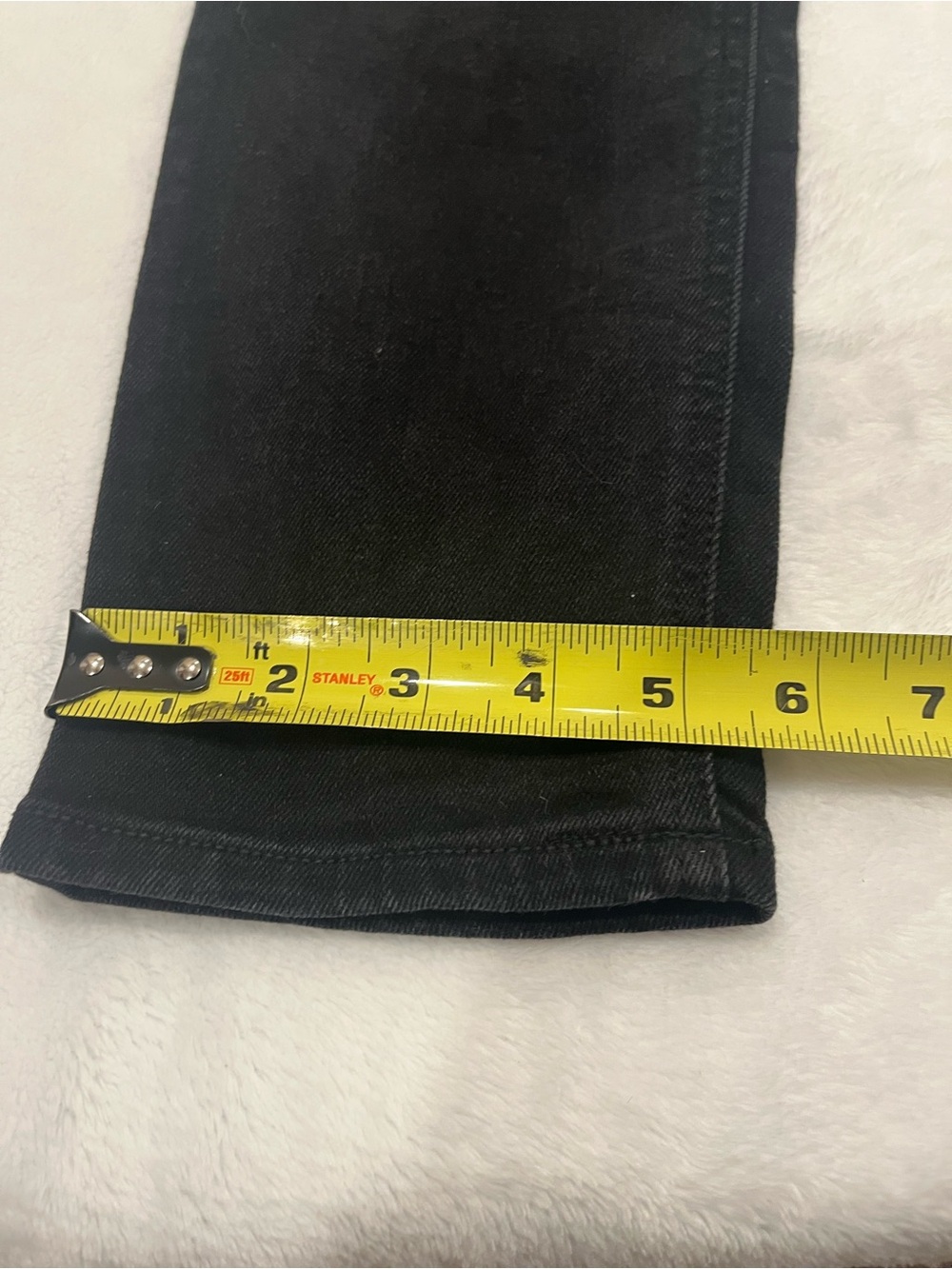 Old Navy Black High-Rise Wow Straight Jeans - Size 4 - Picture 6 of 7